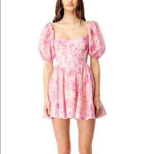 Bardot kiah mini corset dress